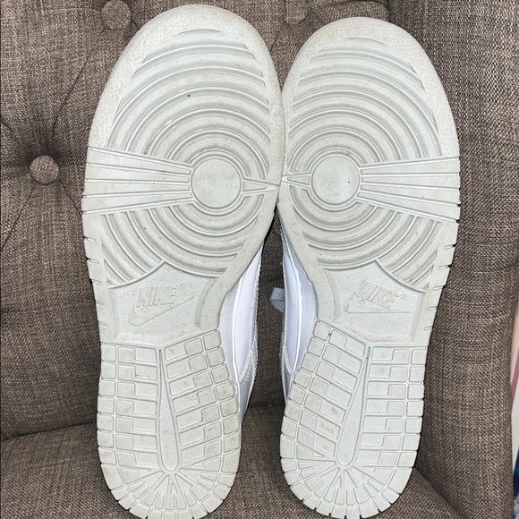 Nike Dunk Low Retro Light Gray and White Sneakers men's 9.5 - Picture 11 of 11